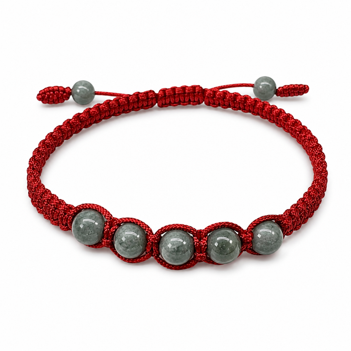 Handgeknüpftes Jade-Armband