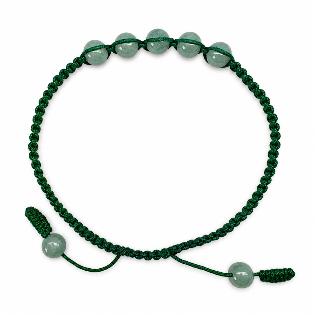 Handgeknüpftes Jade-Armband