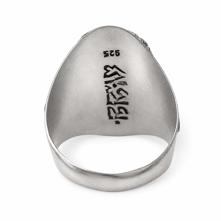 Imposanter Ganesha-Ring aus Silber