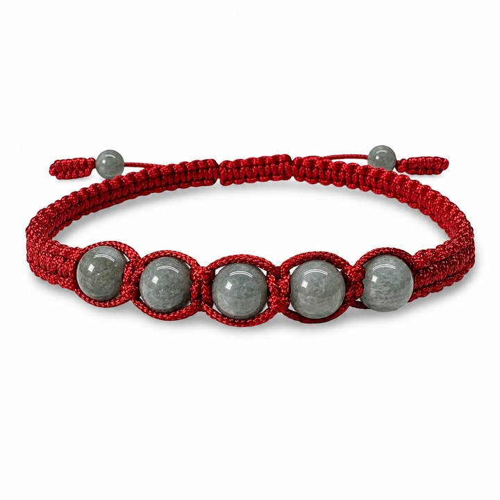 Handgeknüpftes Jade-Armband