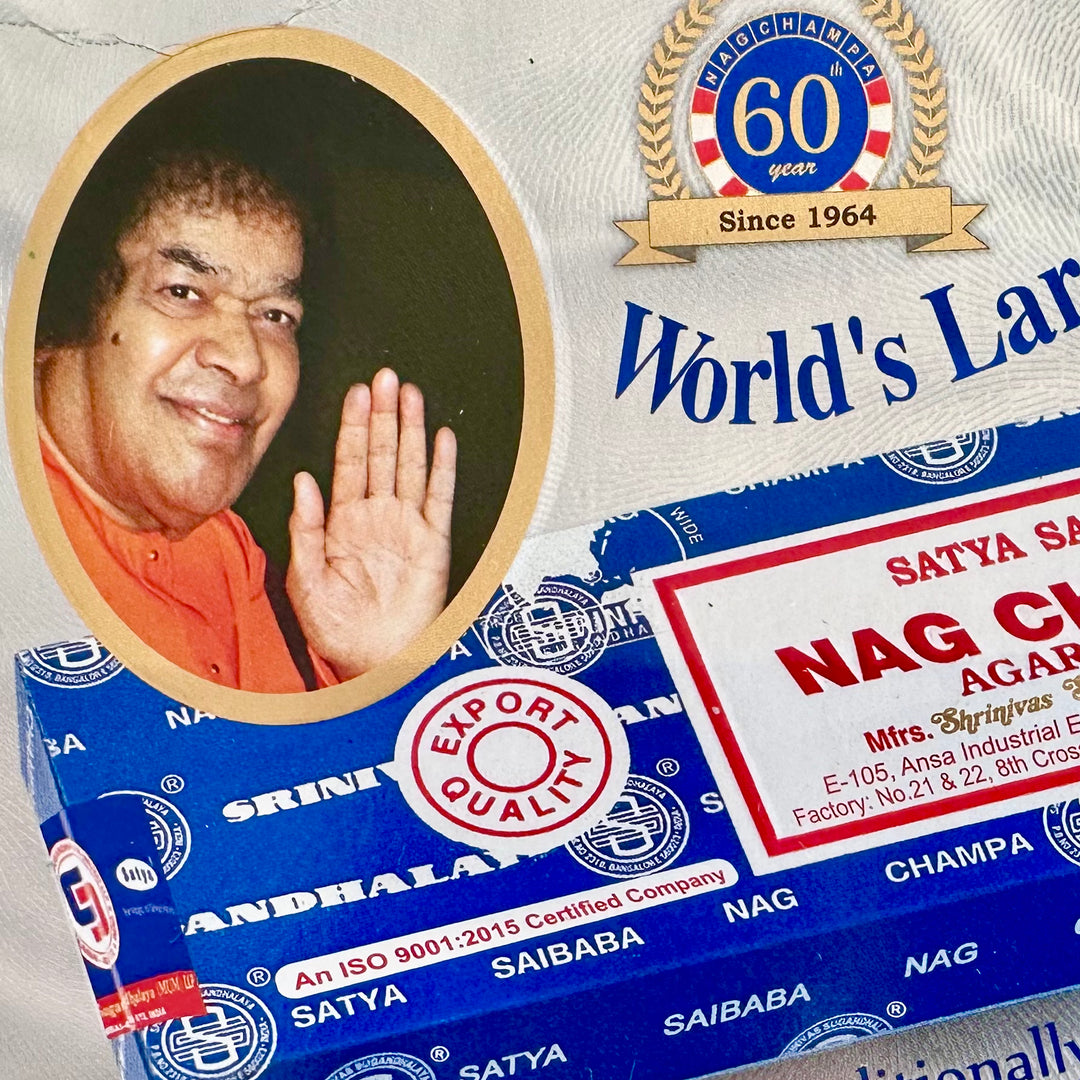 Satya Sai Baba – Bastoncini di incenso Nag Champa (100g) 