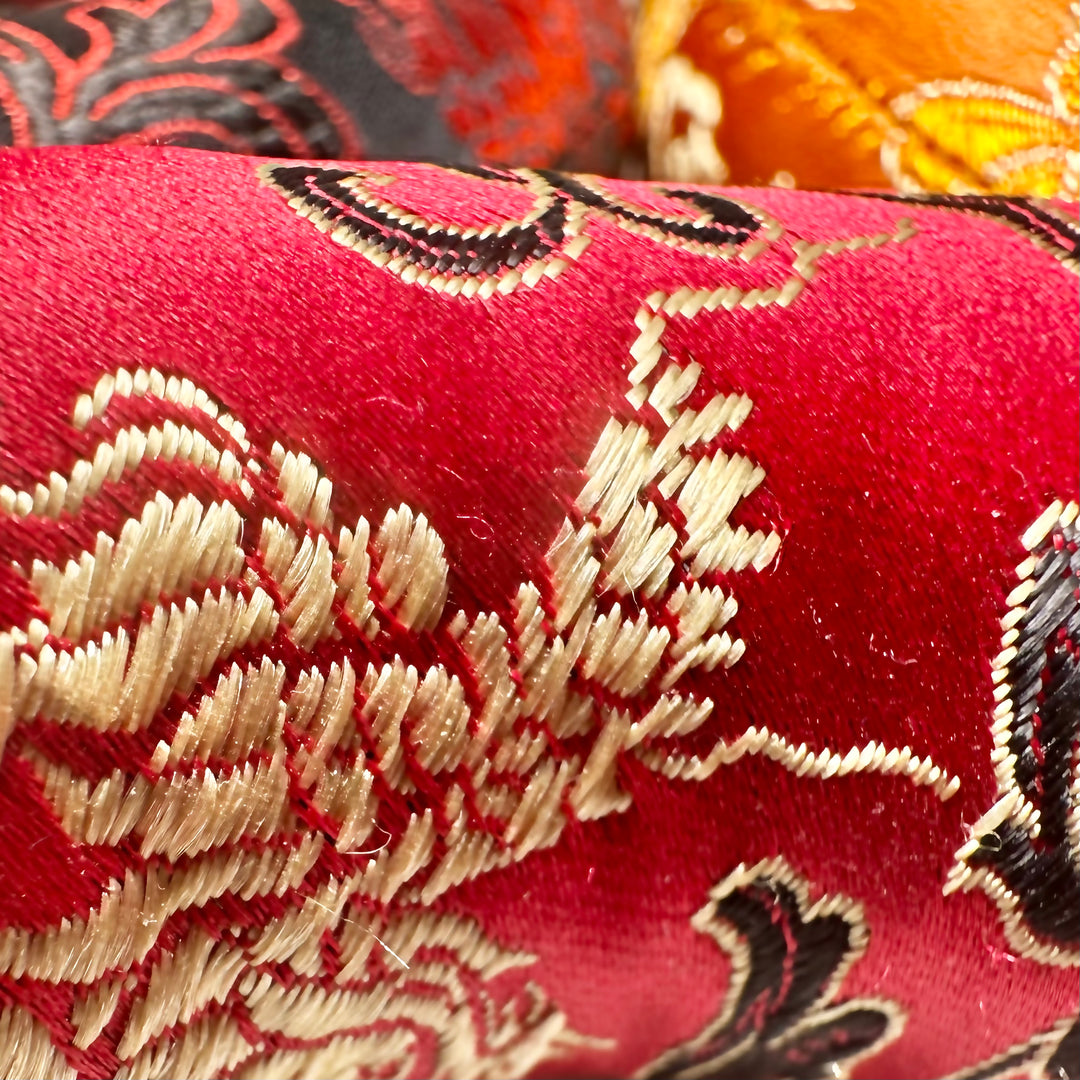 Cuscino per campana tibetana in seta “Dragon”, vari colori e dimensioni