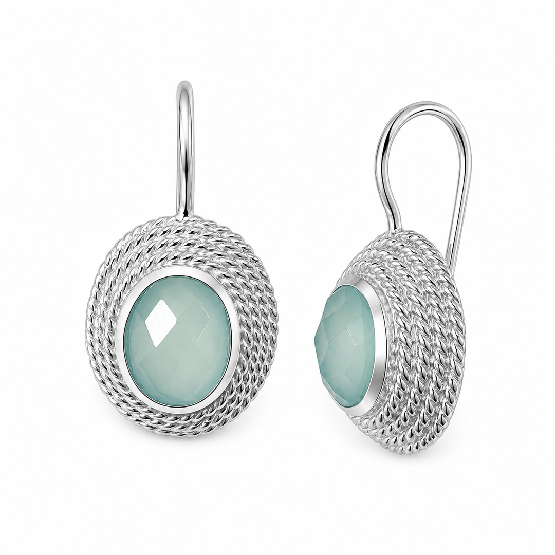 Pendentif aigue-marine / argent