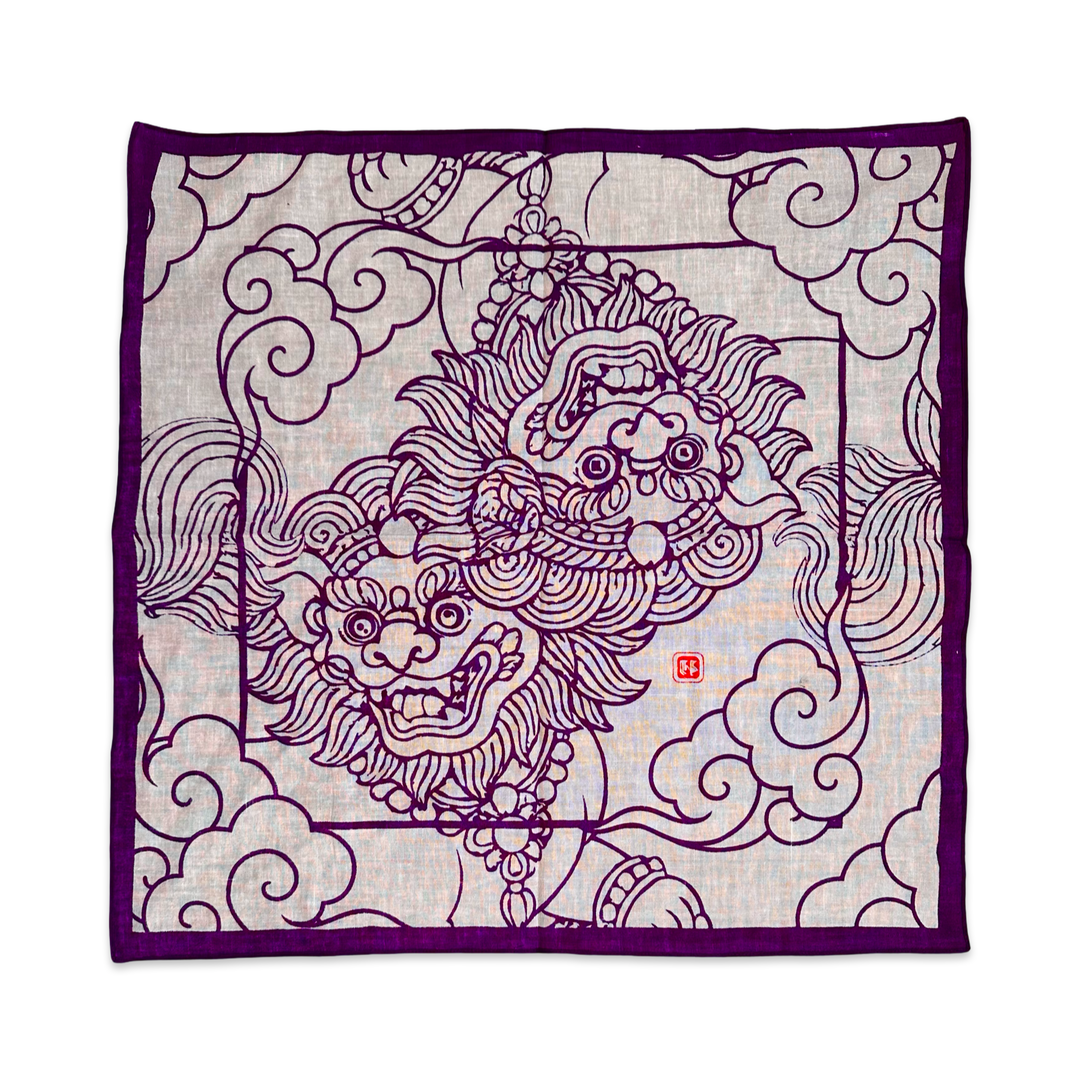 Bandana - lila Schneelöwe · Studio Losel