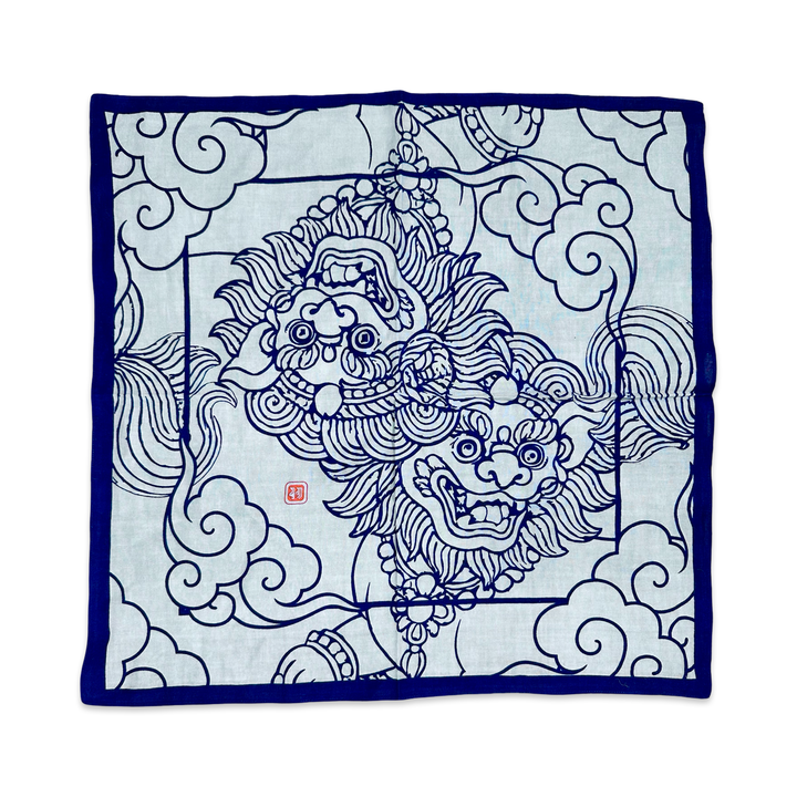 Bandana - blauer Schneelöwe · Studio Losel