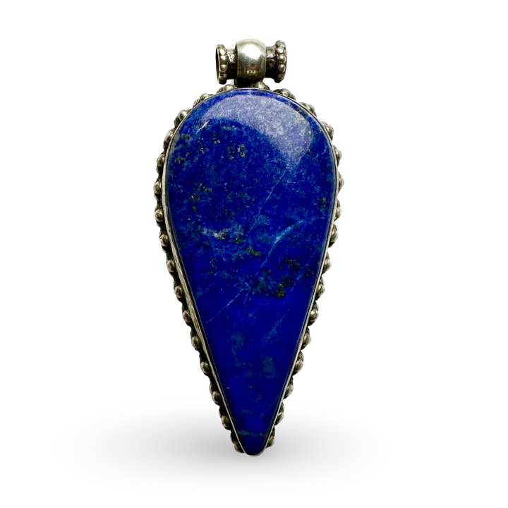 Älterer Lapis Lazuli-Silber-Anhänger