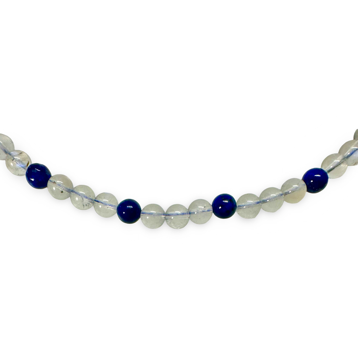 Mondstein und Lapis Lazuli Kette