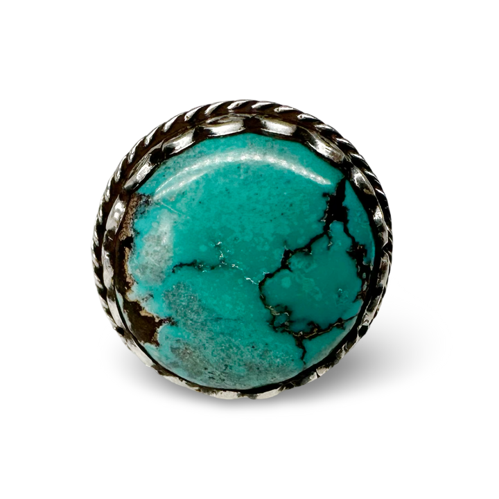 Verstellbarer Türkis Silberring