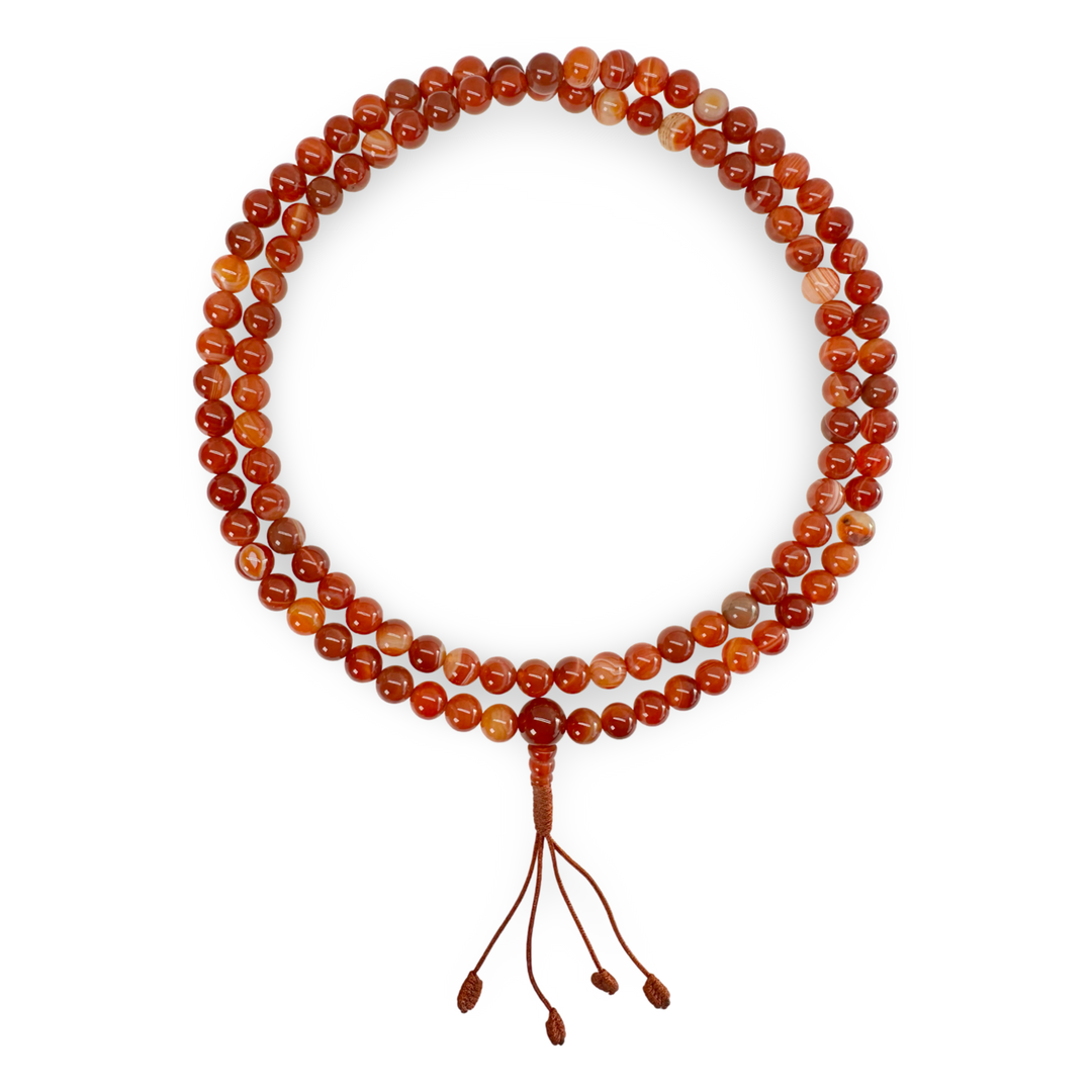 Rosario Mala in agata rossa