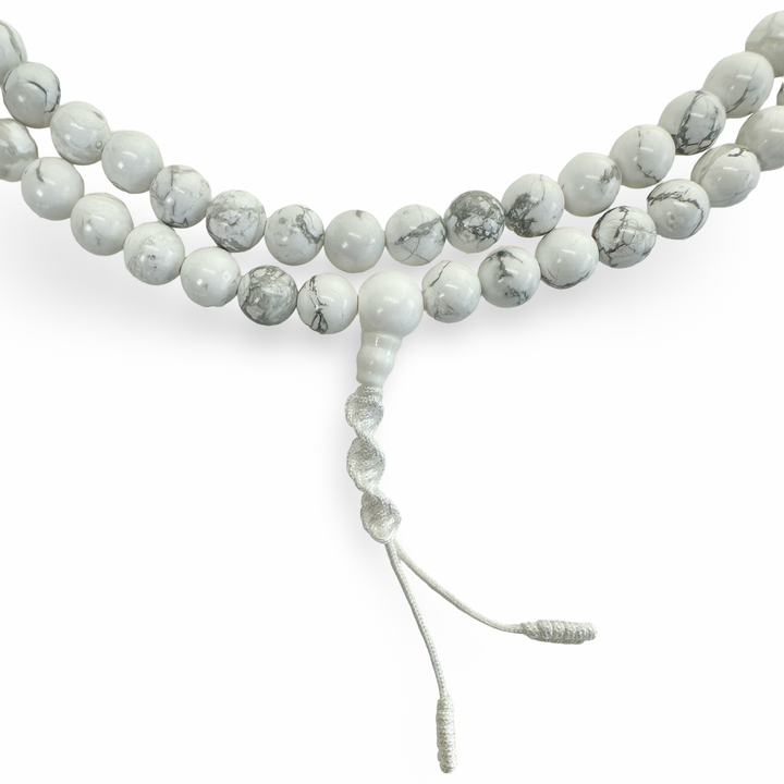Perline di preghiera Mala di Howlite