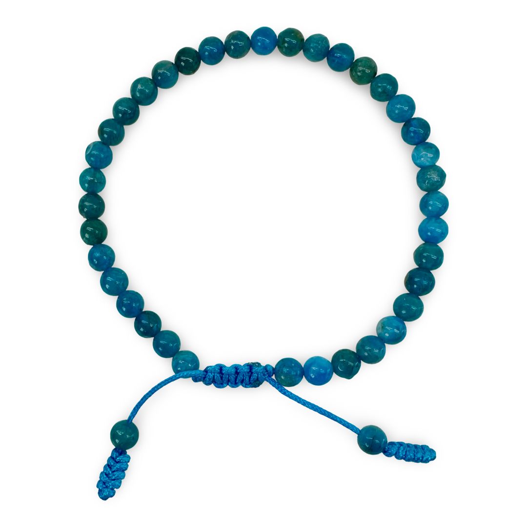 Apatite mala bracelet