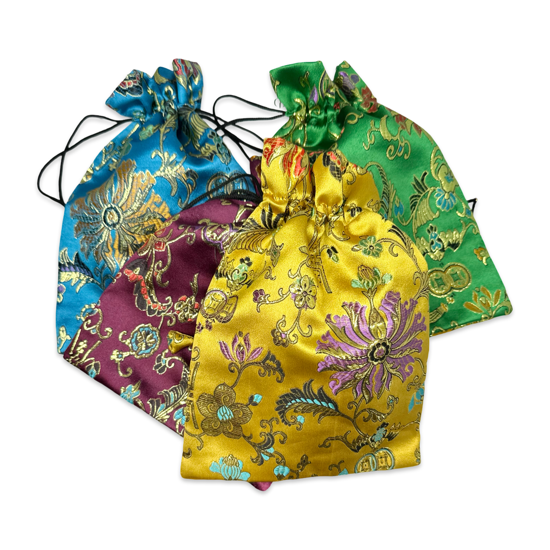 Tibet Brokat-Beutel (M)