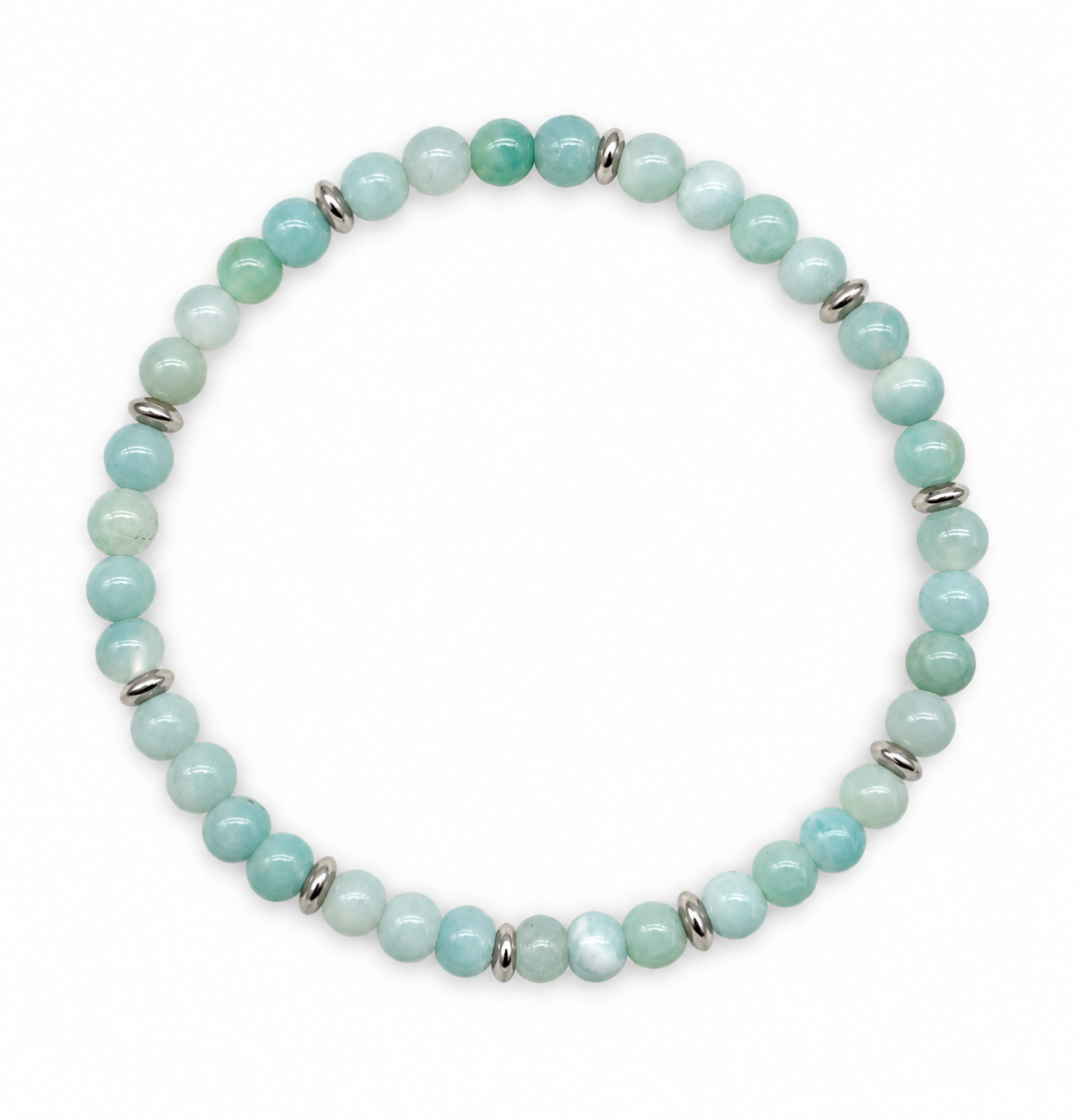 Bracciale Mala con Amazzonite e argento