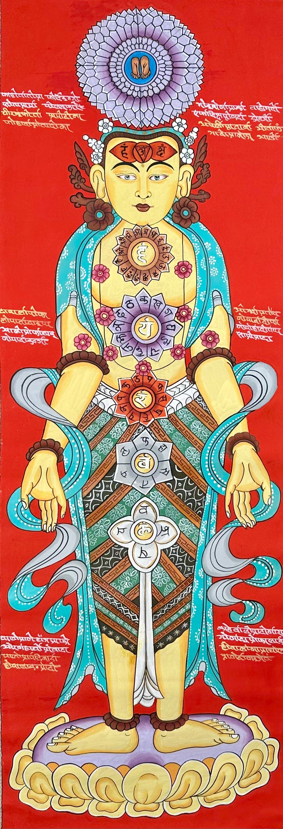 Thangka tradizionale «Chakra»