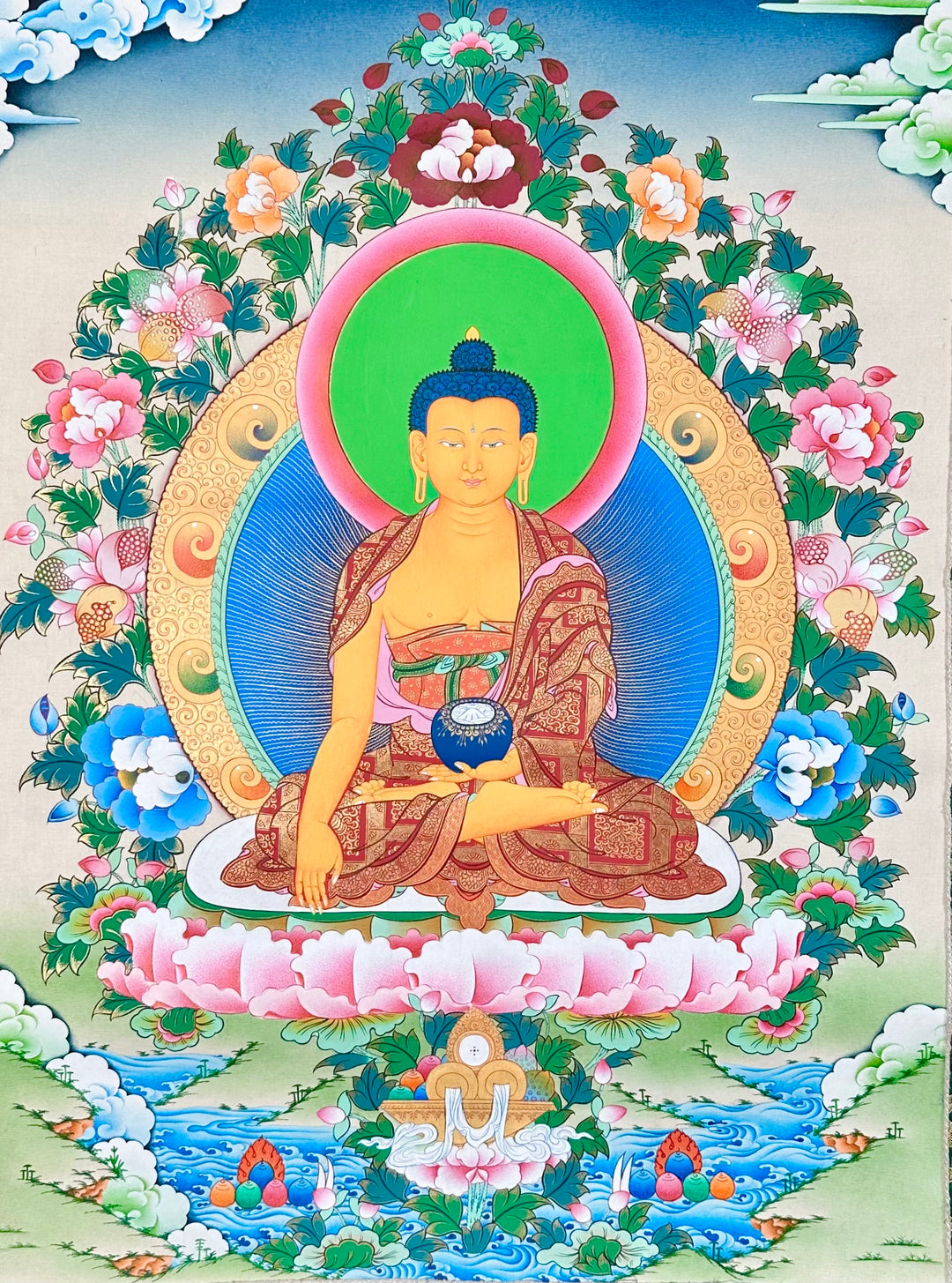 Thangka tradizionale «Shakyamuni Buddha»