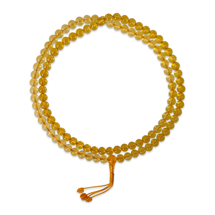 Rosari di preghiera mala citrino