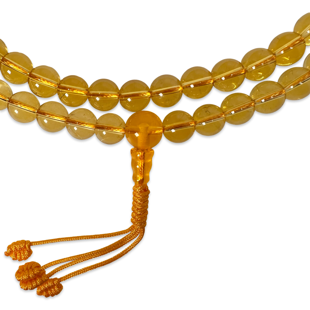 Rosari di preghiera mala citrino