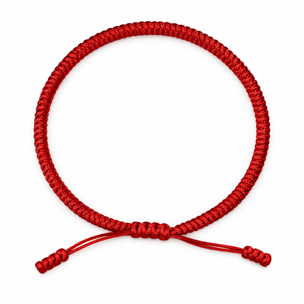 Bracelet porte-bonheur tibétain rouge