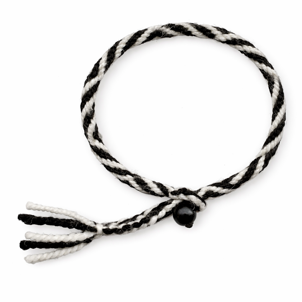 Rangzen Freiheitsband mit Onyx-Perle