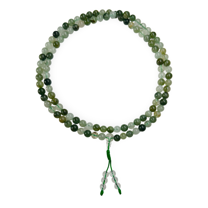 Rosario Mala in tormalina verde