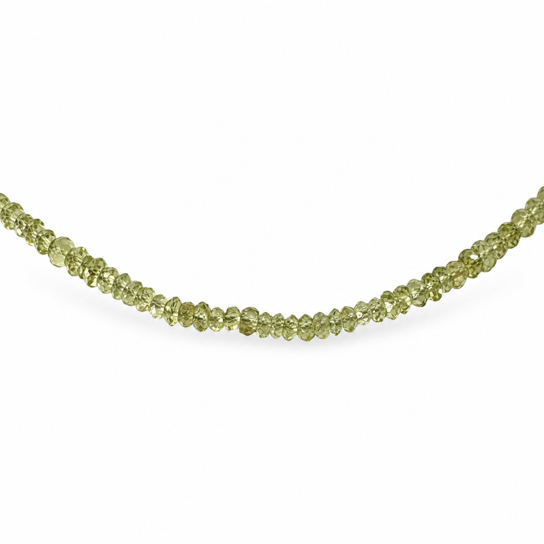 Collana di peridoto pregiato