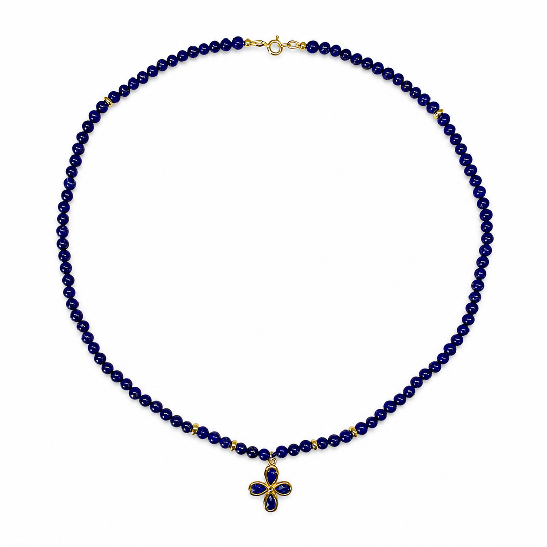 Collana in lapislazzuli con pendente