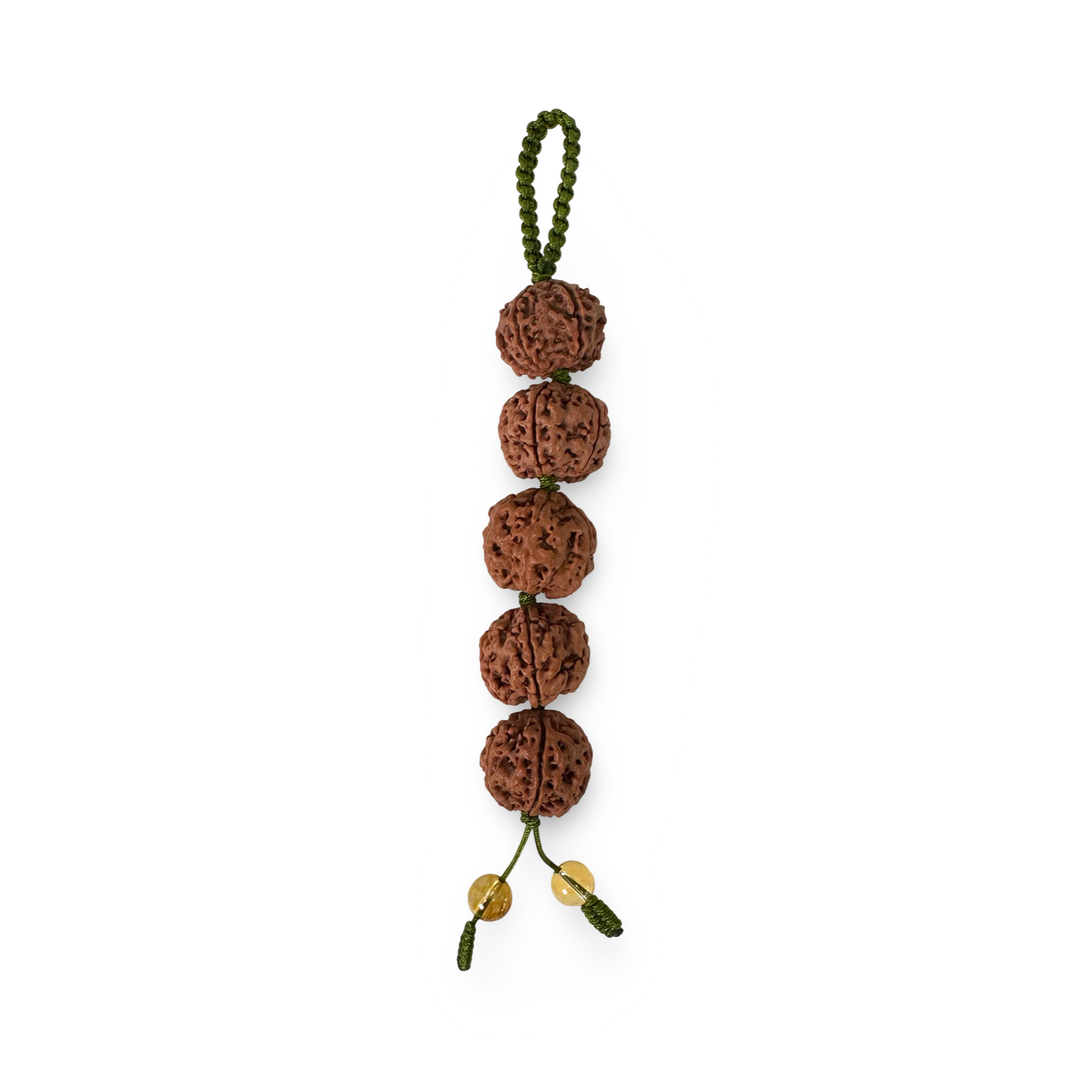 Rudraksha hand massage