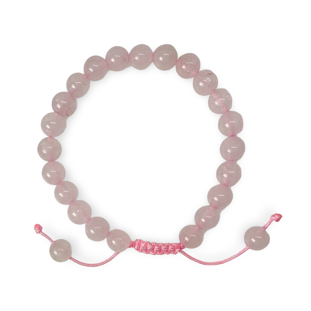 Rosenquarz Armband Mala
