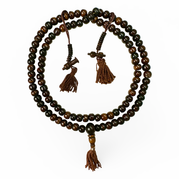 Kleine Mala aus Yak-Knochen mit Zähler