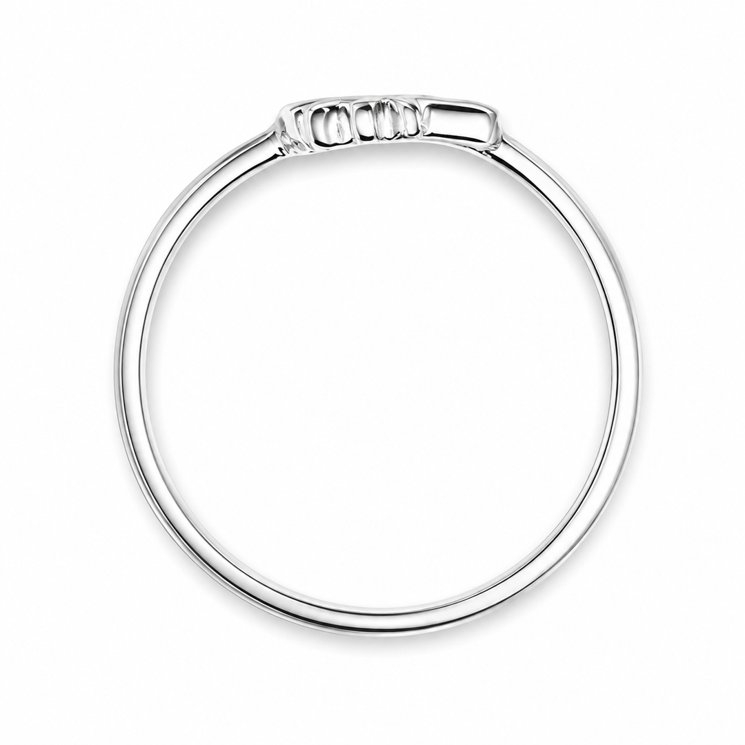 Anello in argento con simbolo Om ॐ