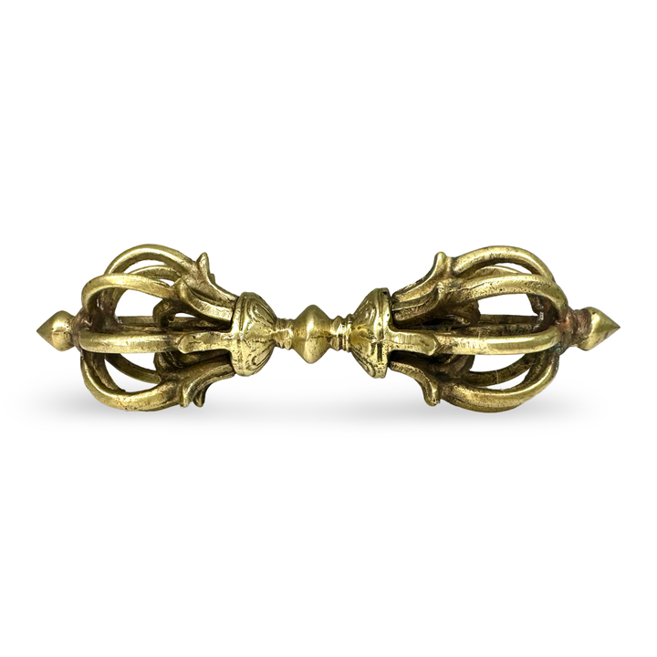 Dorje / Vajra aus Messing (15 cm)
