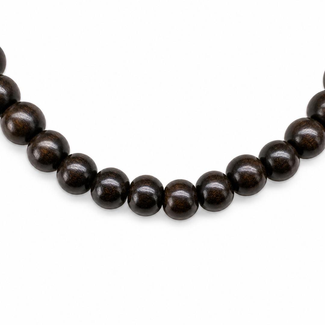 Bracciale Mala in ebano (Ø 6 mm)