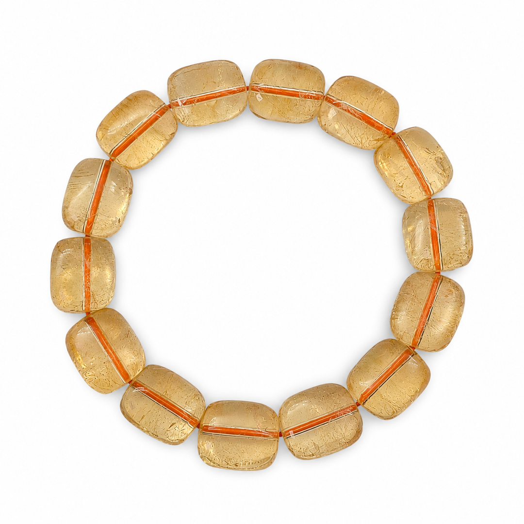 Mala Armband mit Citrin (Ø 1.2 mm)