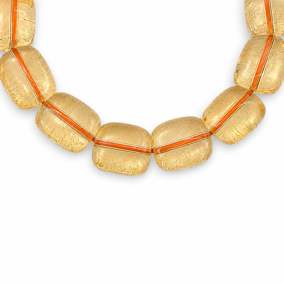 Mala Armband mit Citrin (Ø 1.2 mm)