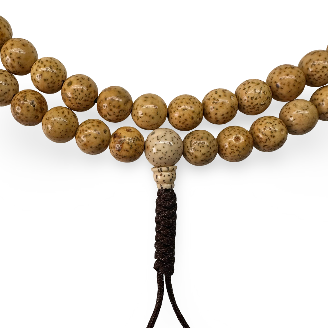 Lotus seed mala (⌀ 9 mm)
