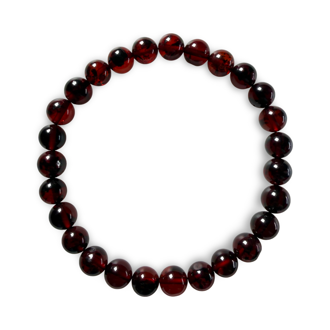 Dunkles Bernstein-Armband