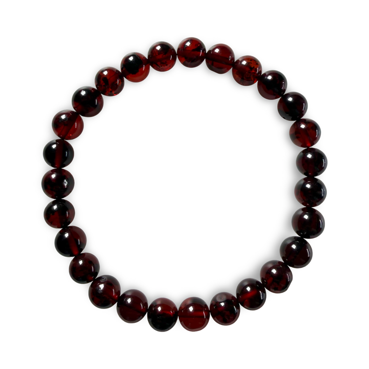 Dunkles Bernstein-Armband