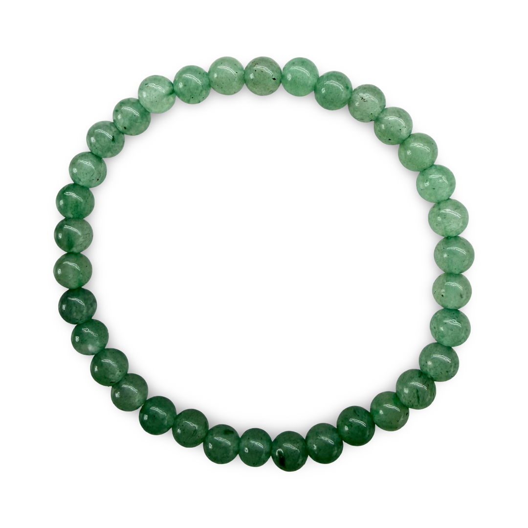 Mala-Armband Aventurin für Kinder, elastisch