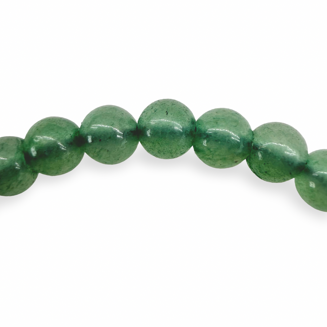 Mala-Armband Aventurin für Kinder, elastisch