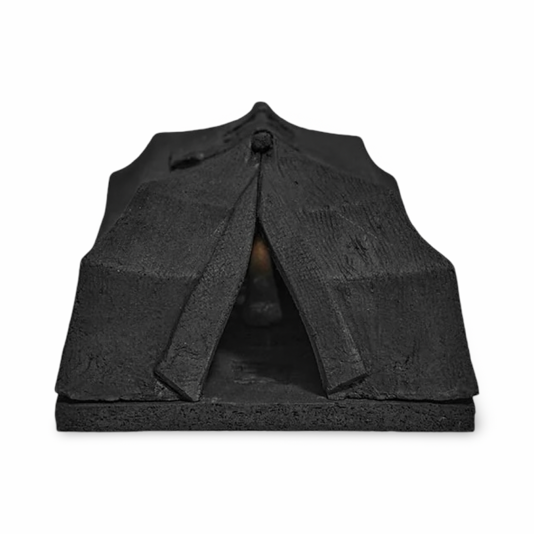 Encensoir tente en céramique noire tibétaine · CHARU × Saso