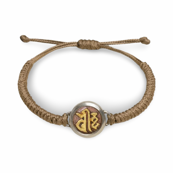 Armband mit Keimsilbe Dhih, feuervergoldet · CHARU × Khyenle
