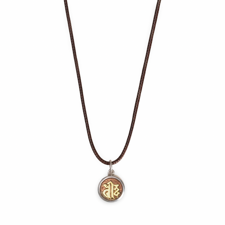 Kette mit Keimsilbe Dhih, feuervergoldet · CHARU × Khyenle