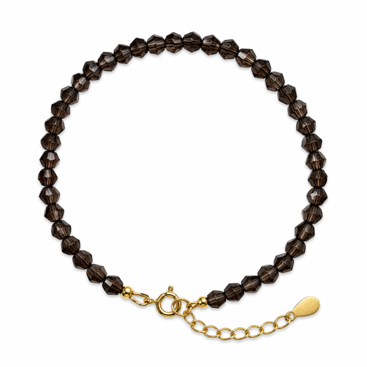 Feines Rauchquarz-Armband