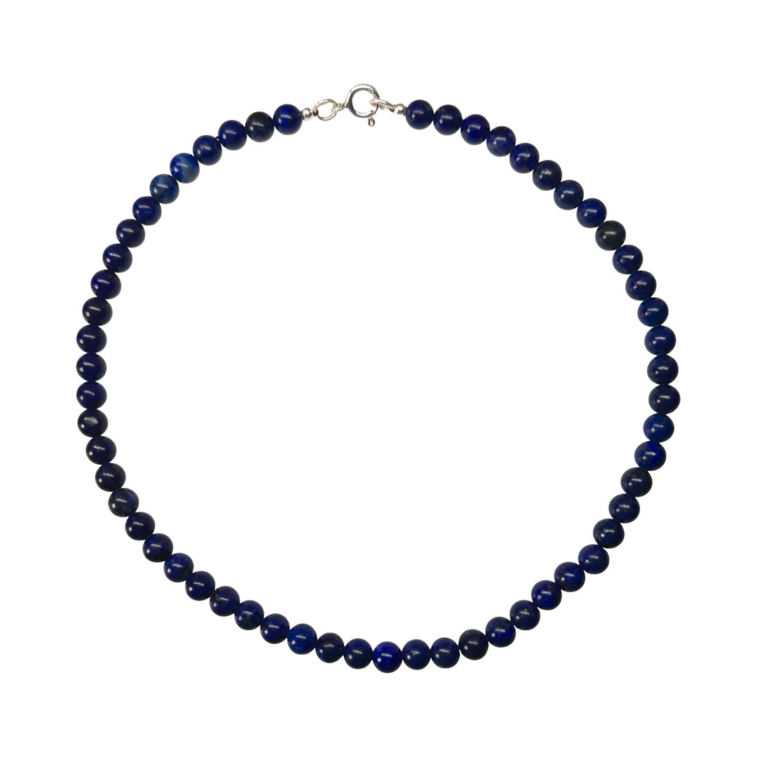 Collier en lapis-lazuli 6 mm