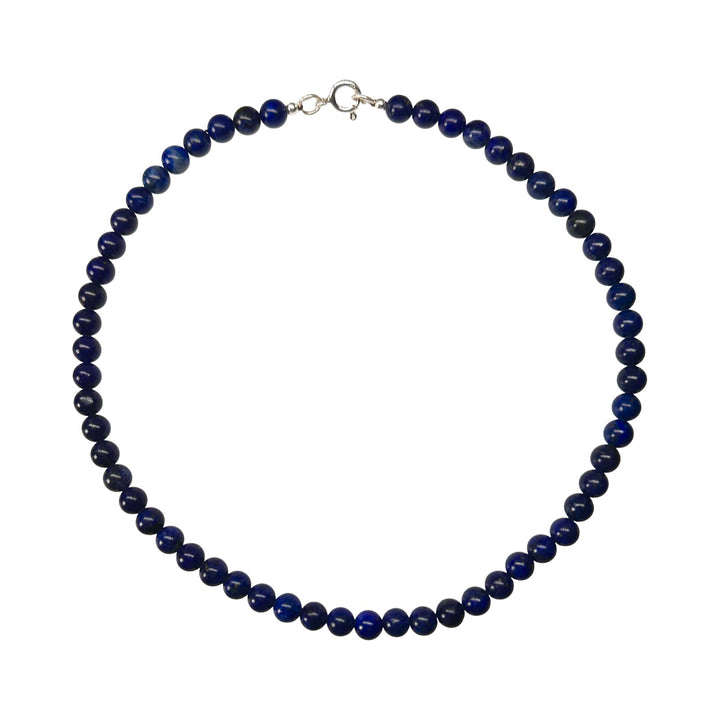 Collier en lapis-lazuli 6 mm