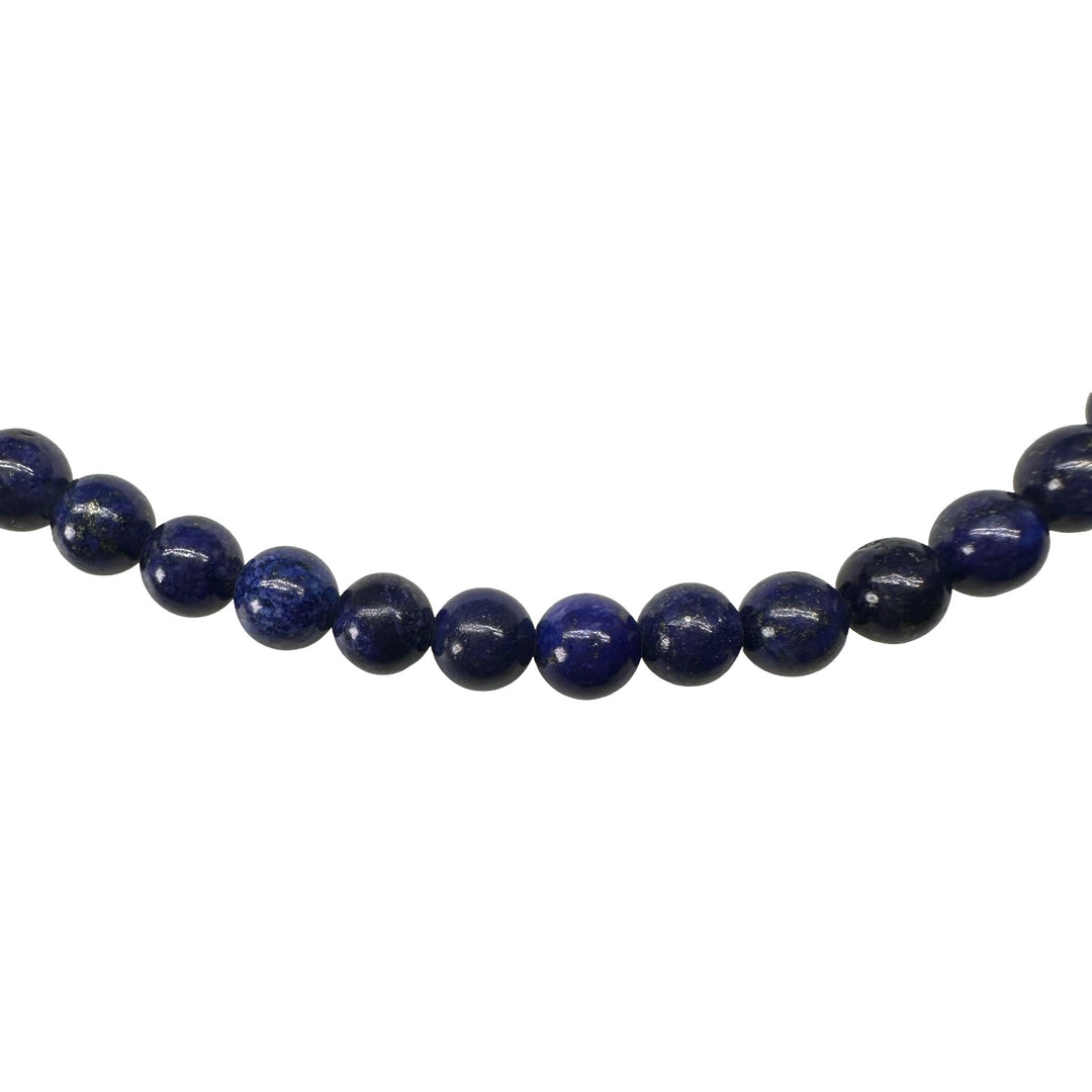 Collier en lapis-lazuli 6 mm