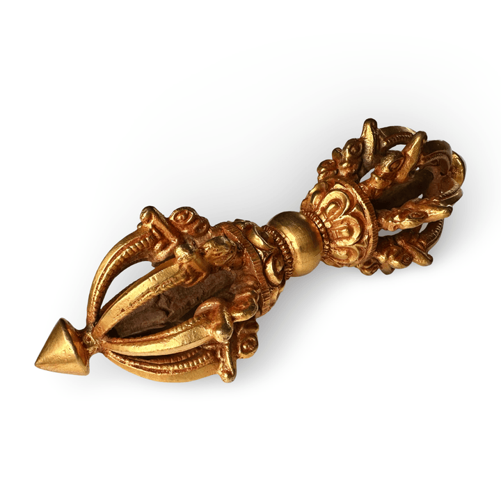 Achtspeichige Dorje / Vajra aus Bronze (12 cm) - Atelier Tibet