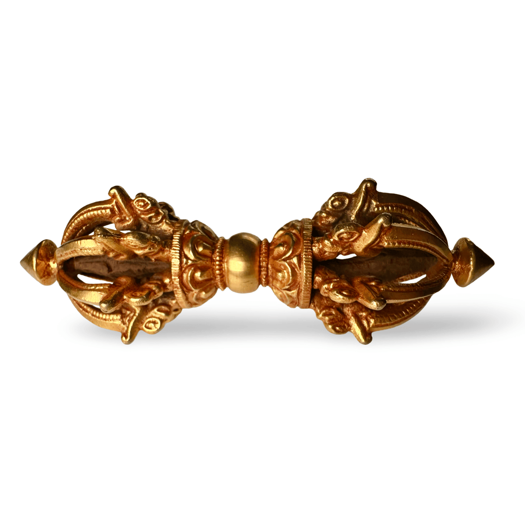 Achtspeichige Dorje / Vajra aus Bronze (12 cm) - Atelier Tibet