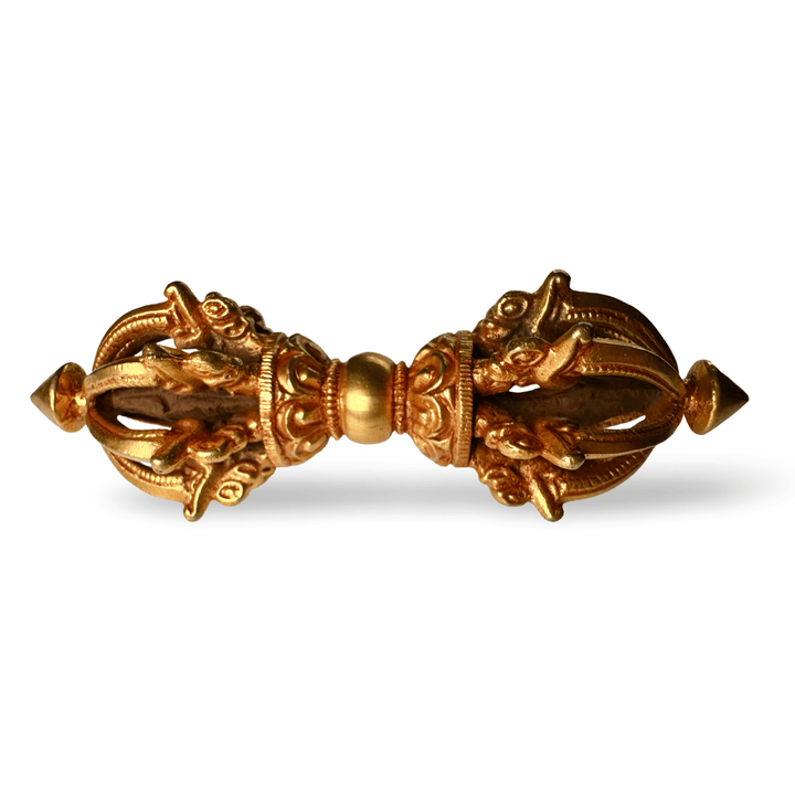 Achtspeichige Dorje / Vajra aus Bronze (12 cm) - Atelier Tibet