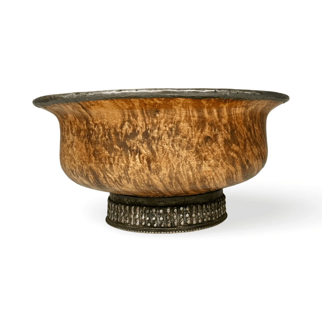 Alte tibetische Buttertee - Schale - Atelier Tibet